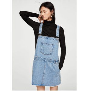 Denim dungaree dress MANGO XS